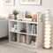 Costway 4/6/8/9-Cube Open Bookshelf with Anti-tip Kits Home Modern Style Storage Shelf for Study